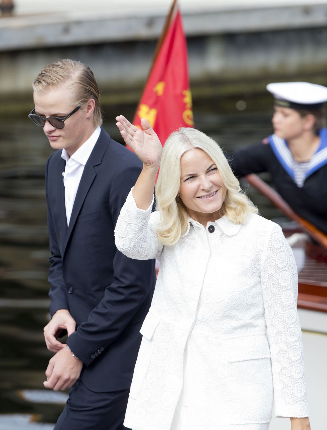 Marius Borg Høiby z księżną Mette-Marit