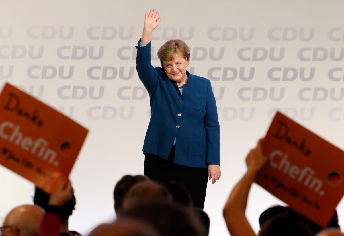 Merkel żegna się z partią. Dostała 10-minutową owację na stojąco
