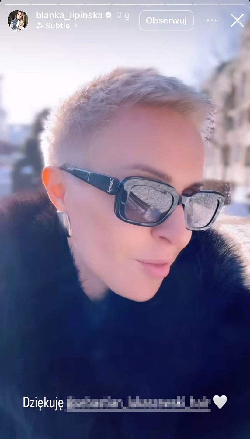 Blanka Lipińska ma nową fryzurę