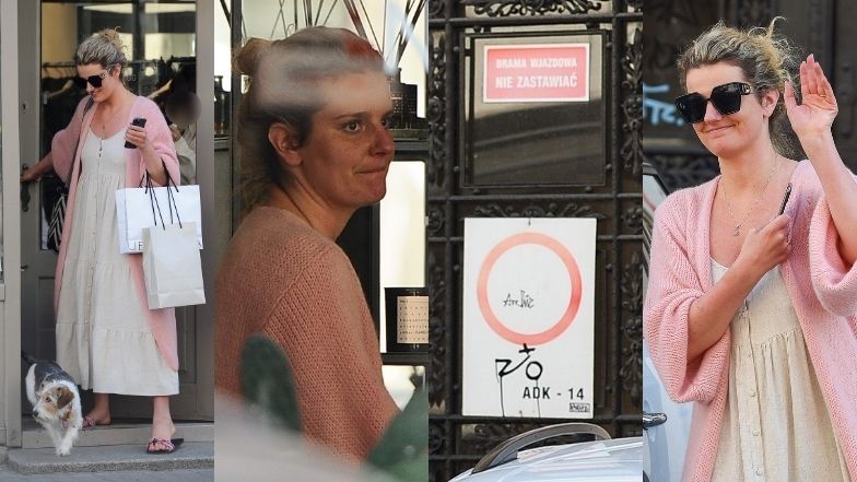 Zofia Zborowska parkuje na zakazie i rusza na zakupy