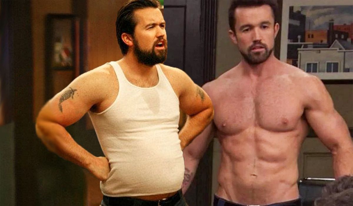 Rob McElhenney przed i po