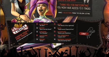 Promocji Guitar Hero: World Tour ciąg dalszy