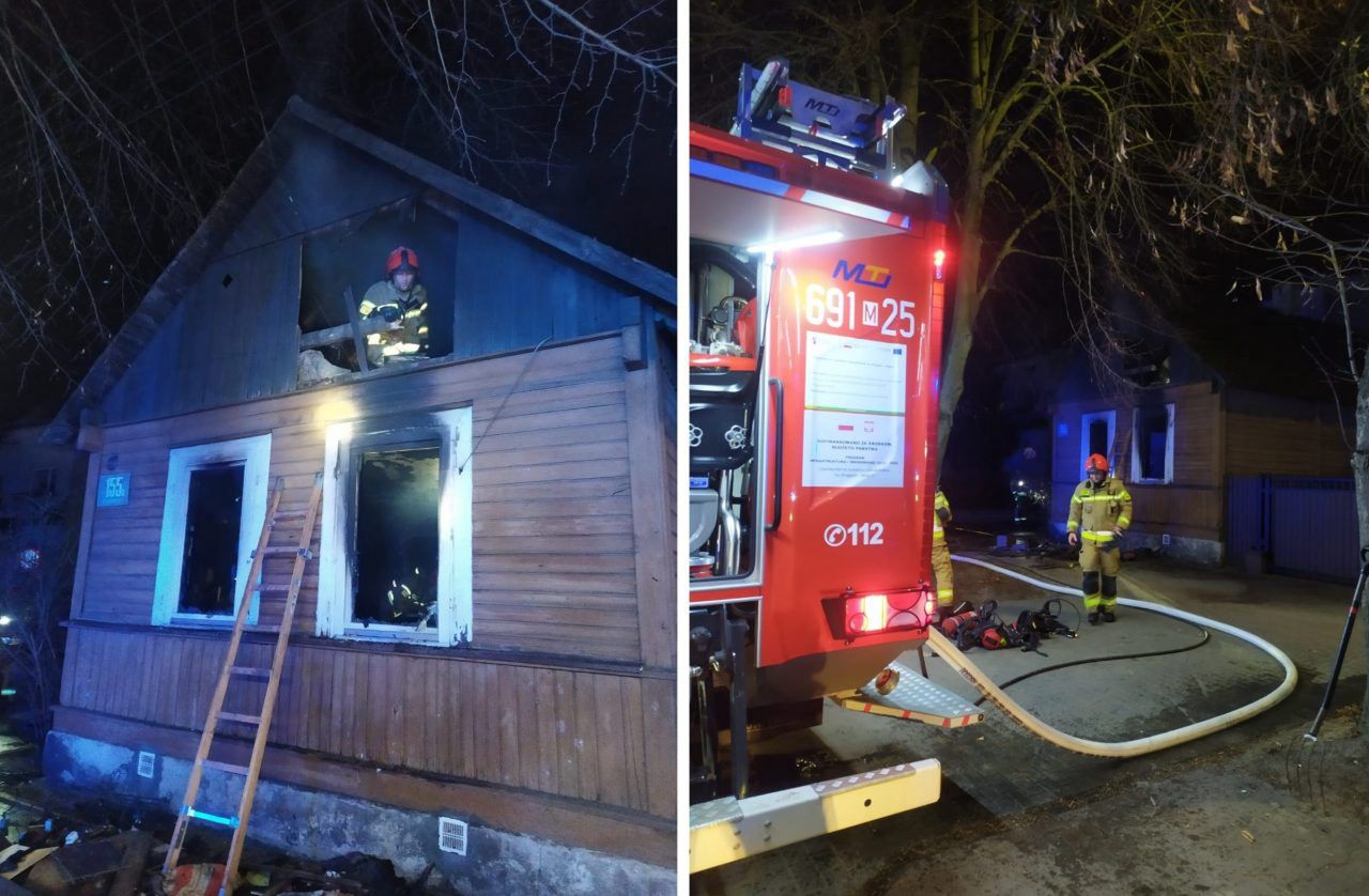 Tragedia w Wyszkowie. Pożar pochłonął życie mężczyzny