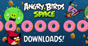 100 milionów pobrań Angry Birds Space