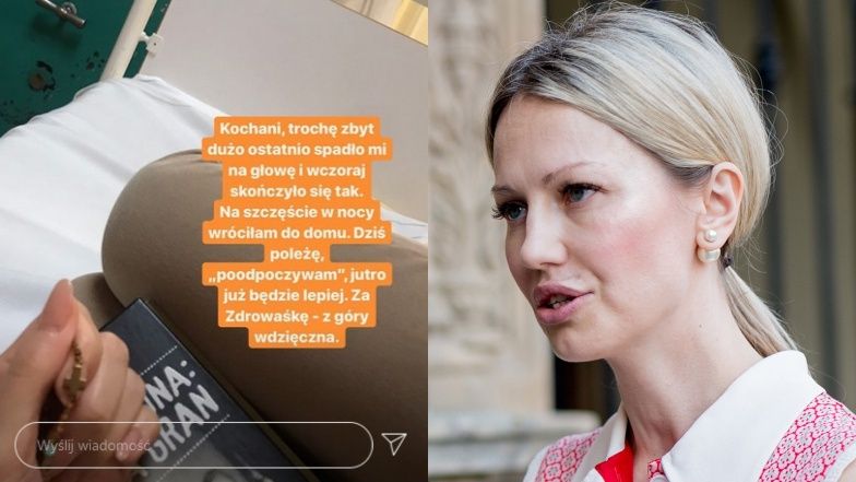 Magdalena Ogórek trafiła do szpitala