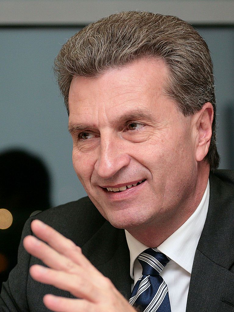 Guenther Oettinger będzie gościł rosyjskiego ministra energetyki w Berlinie</br>