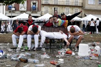 Gonitwa z bykami w Pampelunie. Dwie osoby w szpitalu