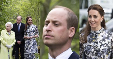 Królowa Elżbieta i Kate Middleton podziwiają wystawę kwiatów (ZDJĘCIA)