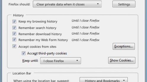 Tryb prywatnego przeglądania sieci w Firefoksie 3.1 z bliska 1