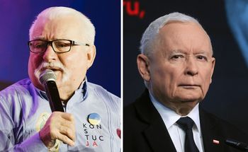 Wałęsa wrzucił wpis. Na zdjęciu Kaczyński