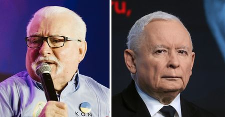 Wałęsa wrzucił post. Na zdjęciu Kaczyński