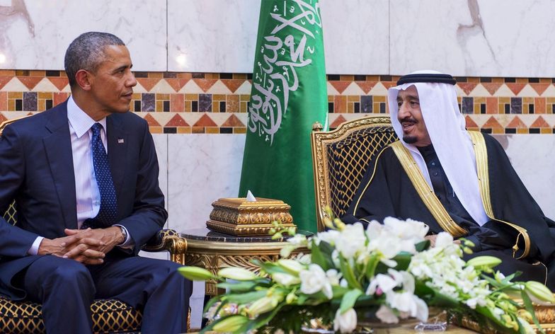 Barack Obama i król Salman