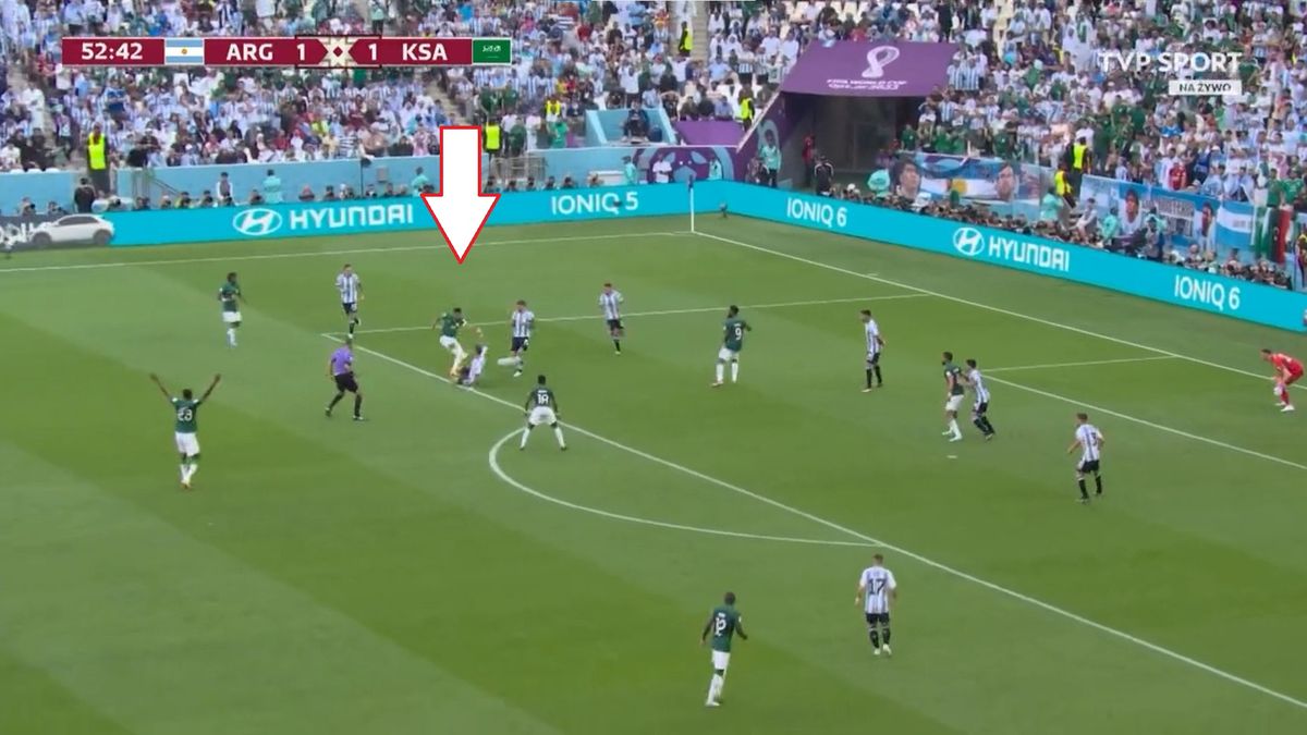 Zdjęcie okładkowe artykułu: Twitter / TVP Sport / Zdjęcie: Gol na 2:1 dla Arabii Saudyjskiej
