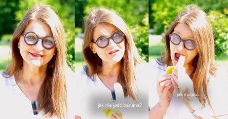 Irena Kamińska-Radomska uczy, jak z gracją konsumować banany: "NIE JEMY JAK MAŁPA" (WIDEO)