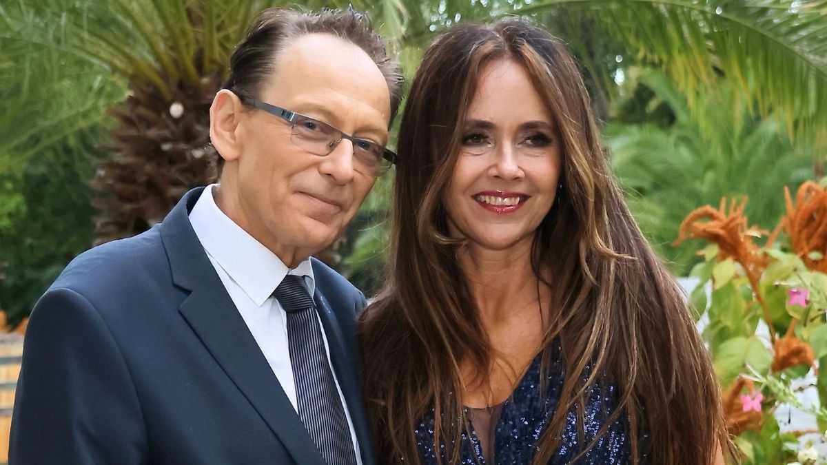 Jacek Borkowski z żoną 