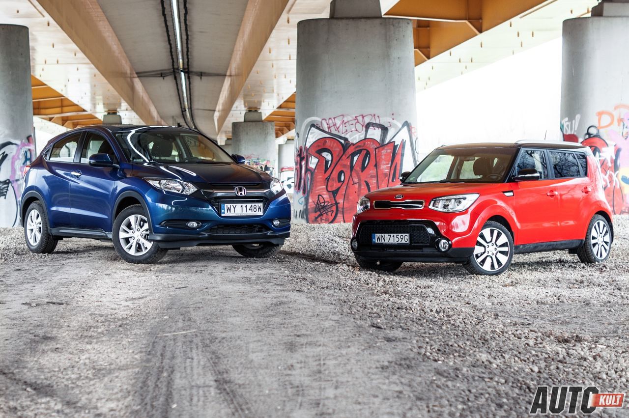 Honda HR-V 1.5 i-VTEC vs. Kia Soul 1.6 GDI - test, porównanie, opinia, spalanie, cena