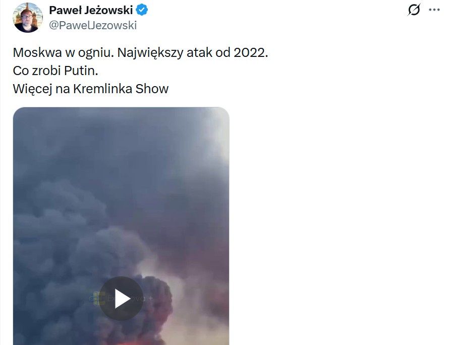 Ukraina zaatakowała rafinerię w Moskwie