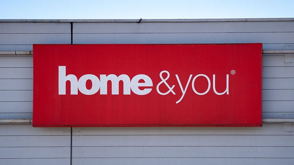 Daily Life In Krakow And Skawina, Poland.
A Home &amp; You store logo sign is seen in Krakow, Poland, on May 10, 2026. Home &amp; You is a shopping brand offering decorations and accessories. (Photo by Marcin Golba/NurPhoto via Getty Images)
NurPhoto
home&amp;you, branding, emblem, accessories, mall, market, brand, signage, retailer, name, decor, signboard, logotype, shop, household, home and you, chain, home, exterior, decorations, company, home &amp; you