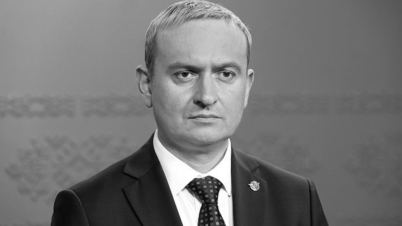 Minister transportu i łączności Białorusi Ołeksij Awramenko