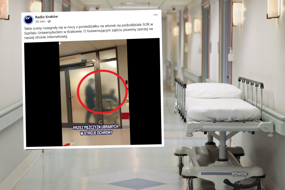 Skandaliczne sceny na SOR w Krakowie. Jest reakcja szpitala