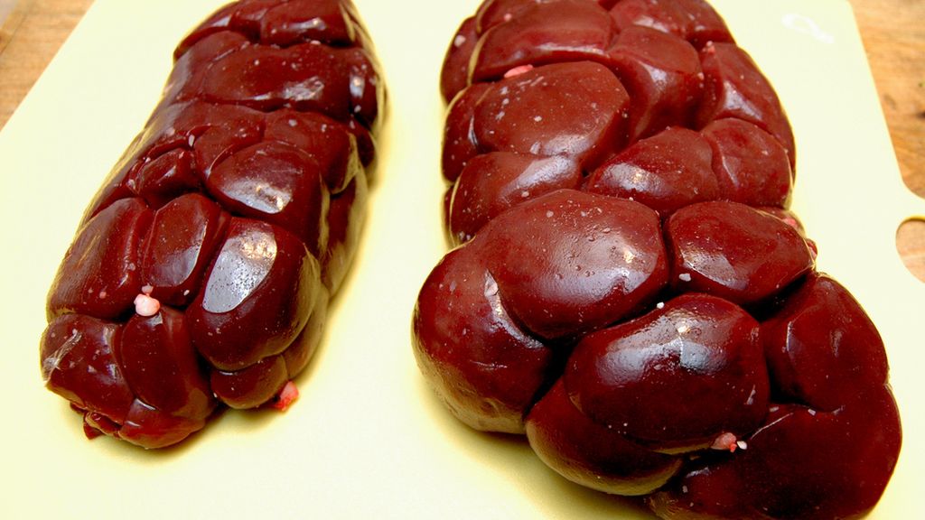 Surowe nerki wołowe