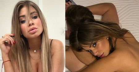 Zakochana Ada z "Love Island" OBNAŻA PIERŚ na zdjęciu z chłopakiem. Jej przyjaciółka komentuje: "GŁUPIA C*PO!" (FOTO)