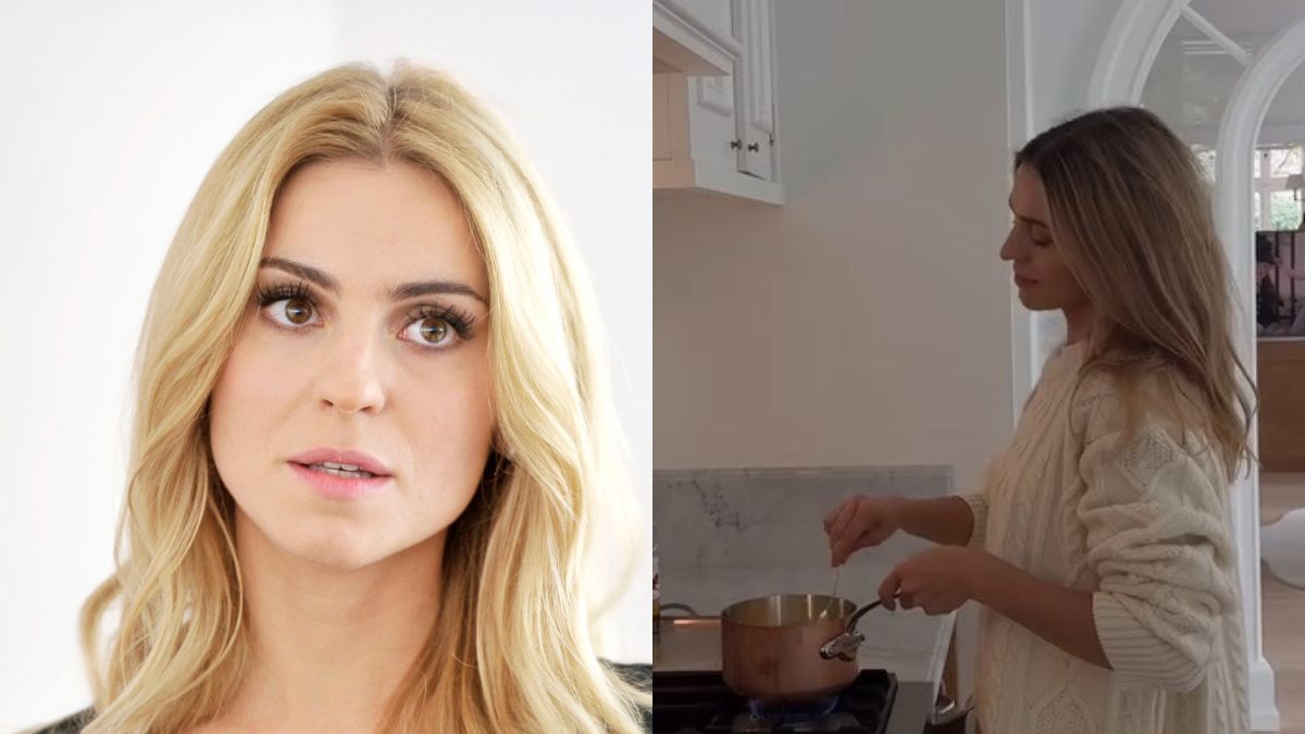 Kasia Tusk pokazała kuchnię. Do szafek musi wchodzić po drabinie