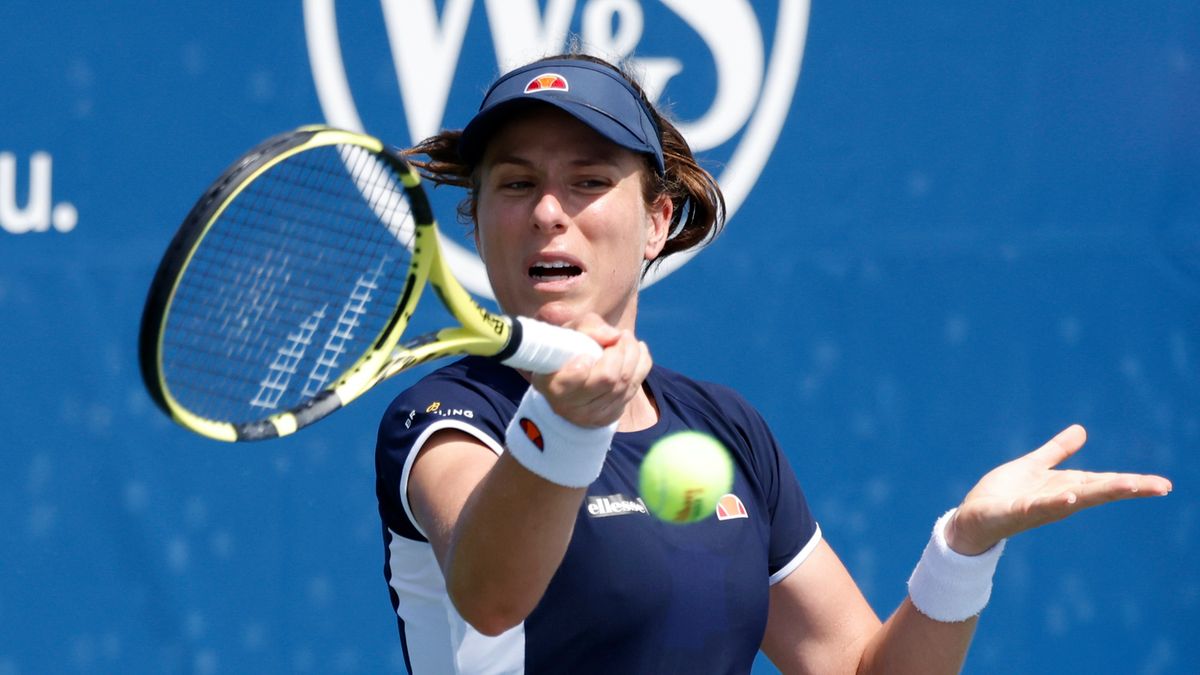 PAP/EPA / JASON SZENES / Na zdjęciu: Johanna Konta