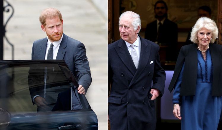 Ujawniono, dlaczego spotkanie księcia Harry'ego i króla Karola III trwało tak KRÓTKO. Poszło o... królową Camillę