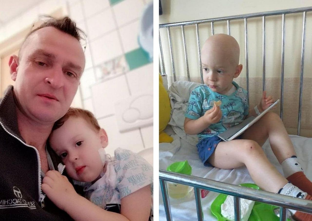 "Tatuś płacze i Oli płacze". U 3-letniego Oliwiera Wołoszynka wykryto guza mózgu