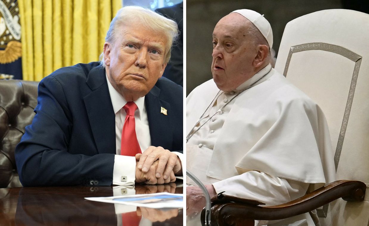 Donald Trump i Franciszek