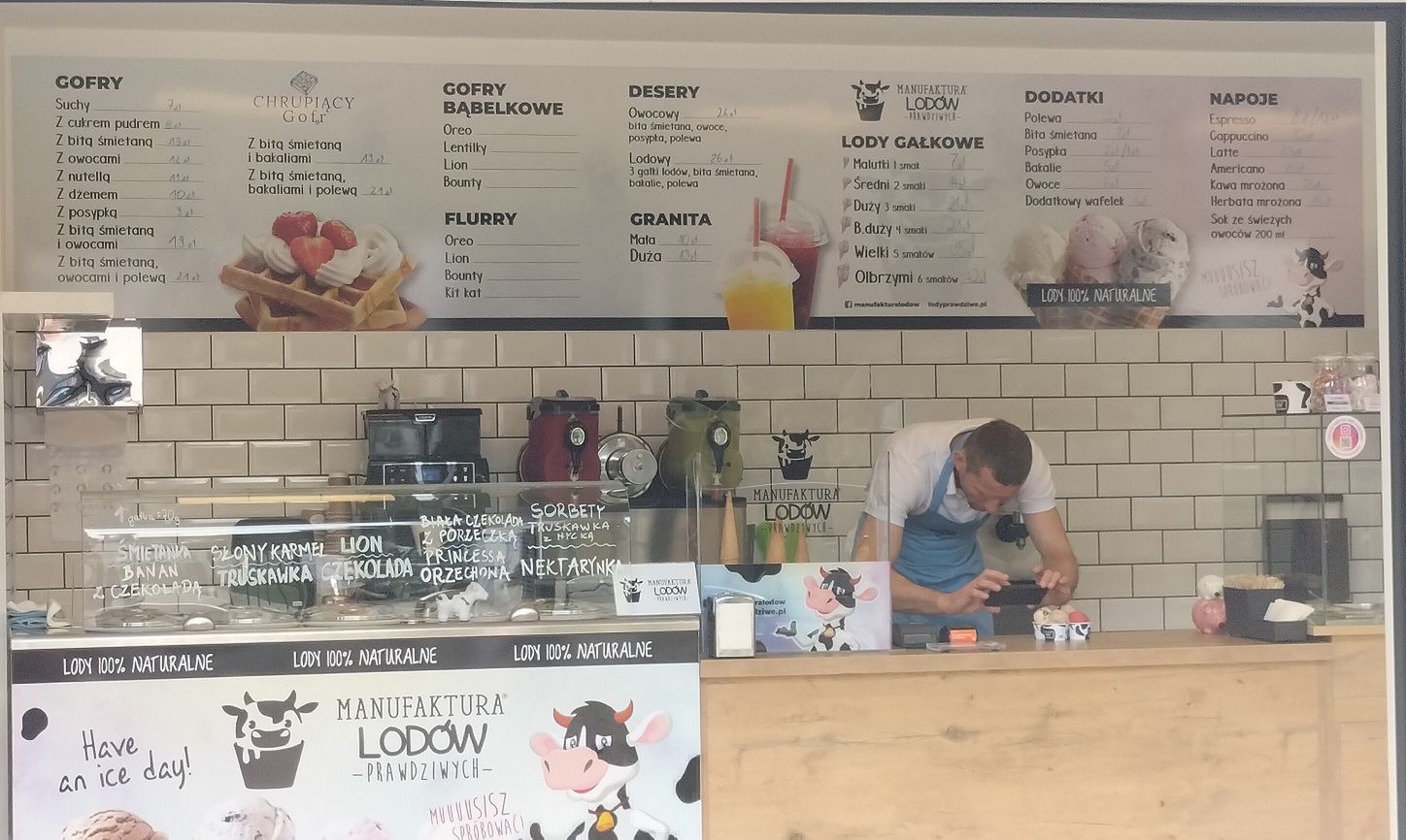 Ceny gofrów w Pobierowie 