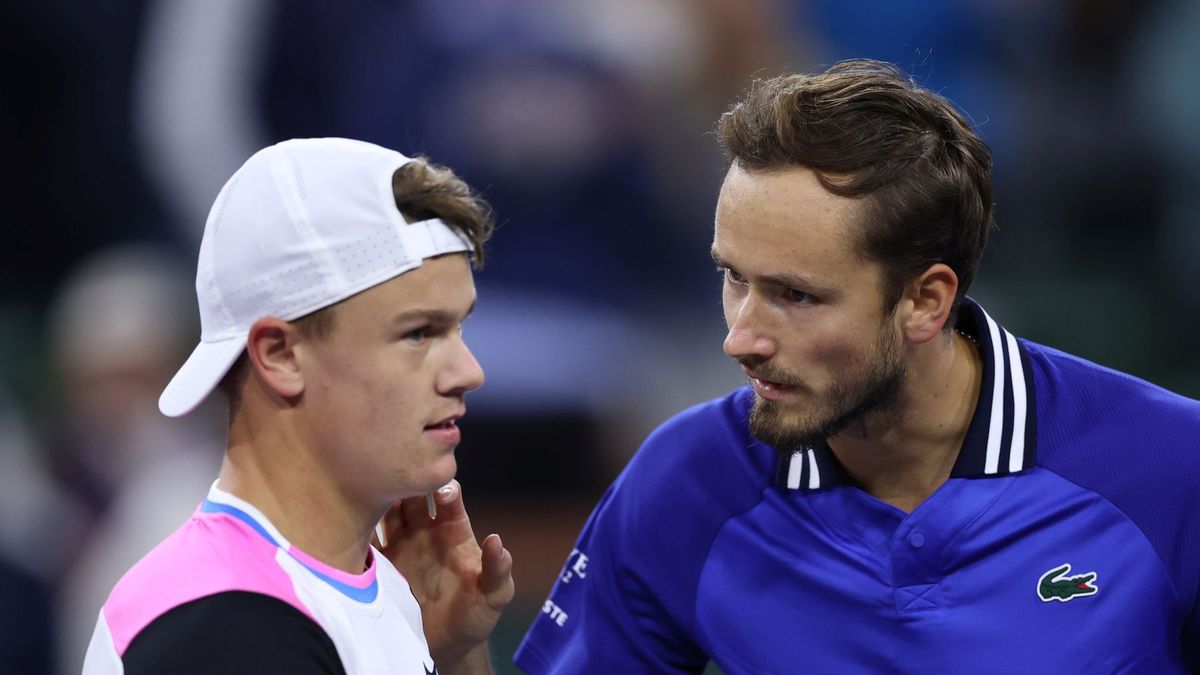 Zdjęcie okładkowe artykułu: Getty Images / Clive Brunskill / Na zdjęciu: Holger Rune i Danił Miedwiediew