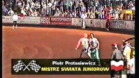 Piotr Protasiewicz zapewnia sobie tytuł IMŚJ (Olching 1996)