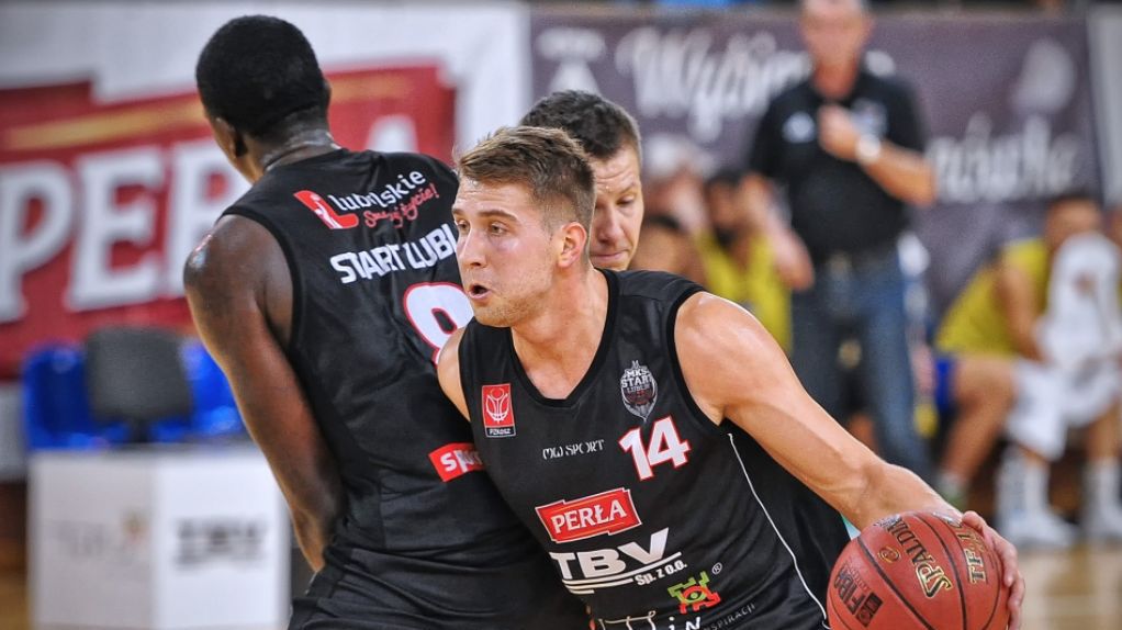 Materiały prasowe / startlublin.pl / Michał Jankowski w barwach TBV Startu Lublin