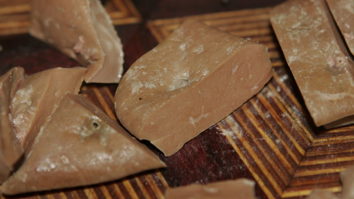 Duszona wątroba wołowa