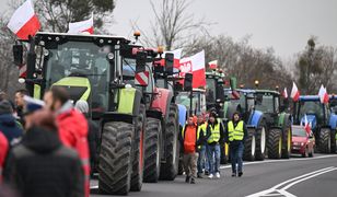 Protestują rolnicy. Zablokowane drogi w 20 miejscowościach