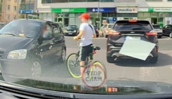 Ponad 0,5 mln wyświetleń. Spójrzcie na młodego rowerzystę