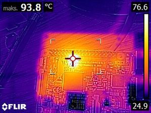 RPi 3 z obciążeniem