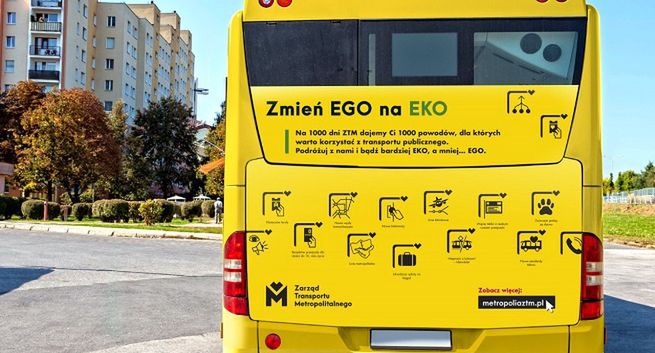 „Zmień EGO na EKO!“ - zachęca ZTM w najnowszej kampanii