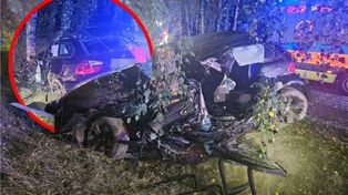 Tragedia na drodze. 18-latek zginął w rozbitym BMW