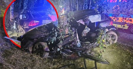 Tragedia na drodze. 18-latek zginął w rozbitym BMW