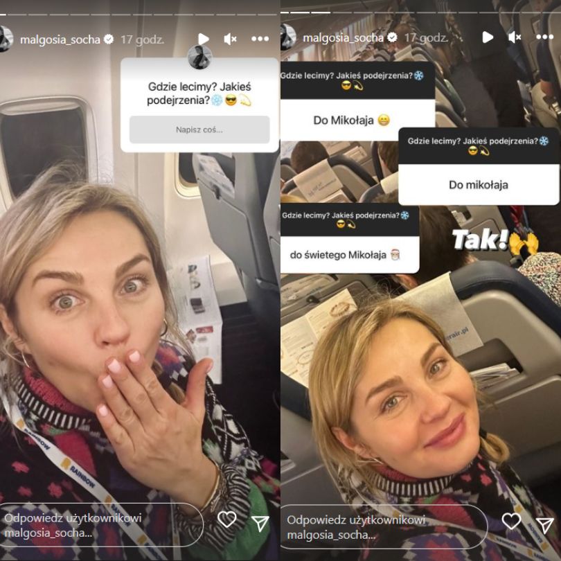 Małgorzata Socha zabrała dzieci do Laponii