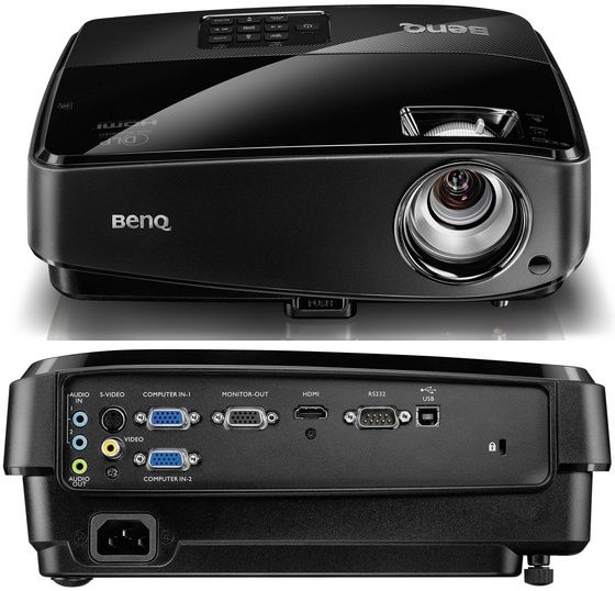 BenQ MW519 projektor prz&oacute;d tył