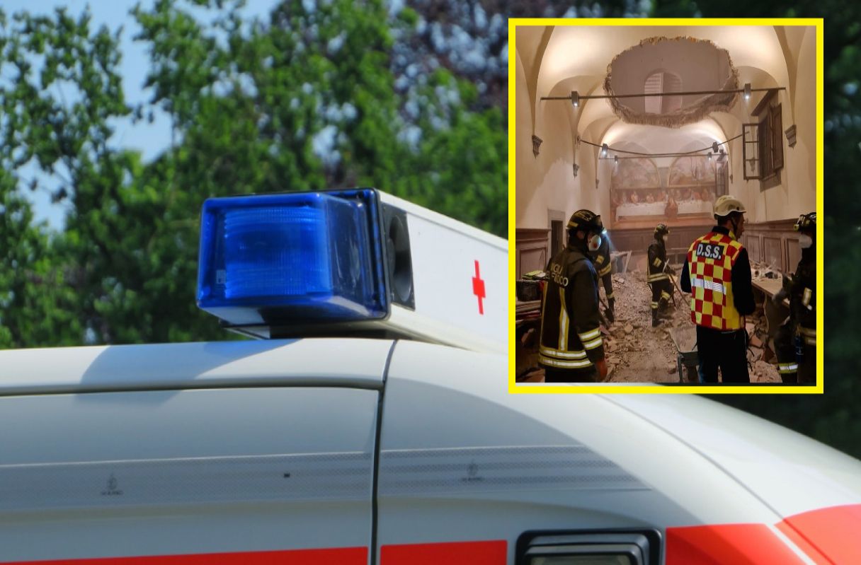 Wedding joy turns to horror: over 60 injured, including children, as ancient Italian monastery ceiling collapses during reception