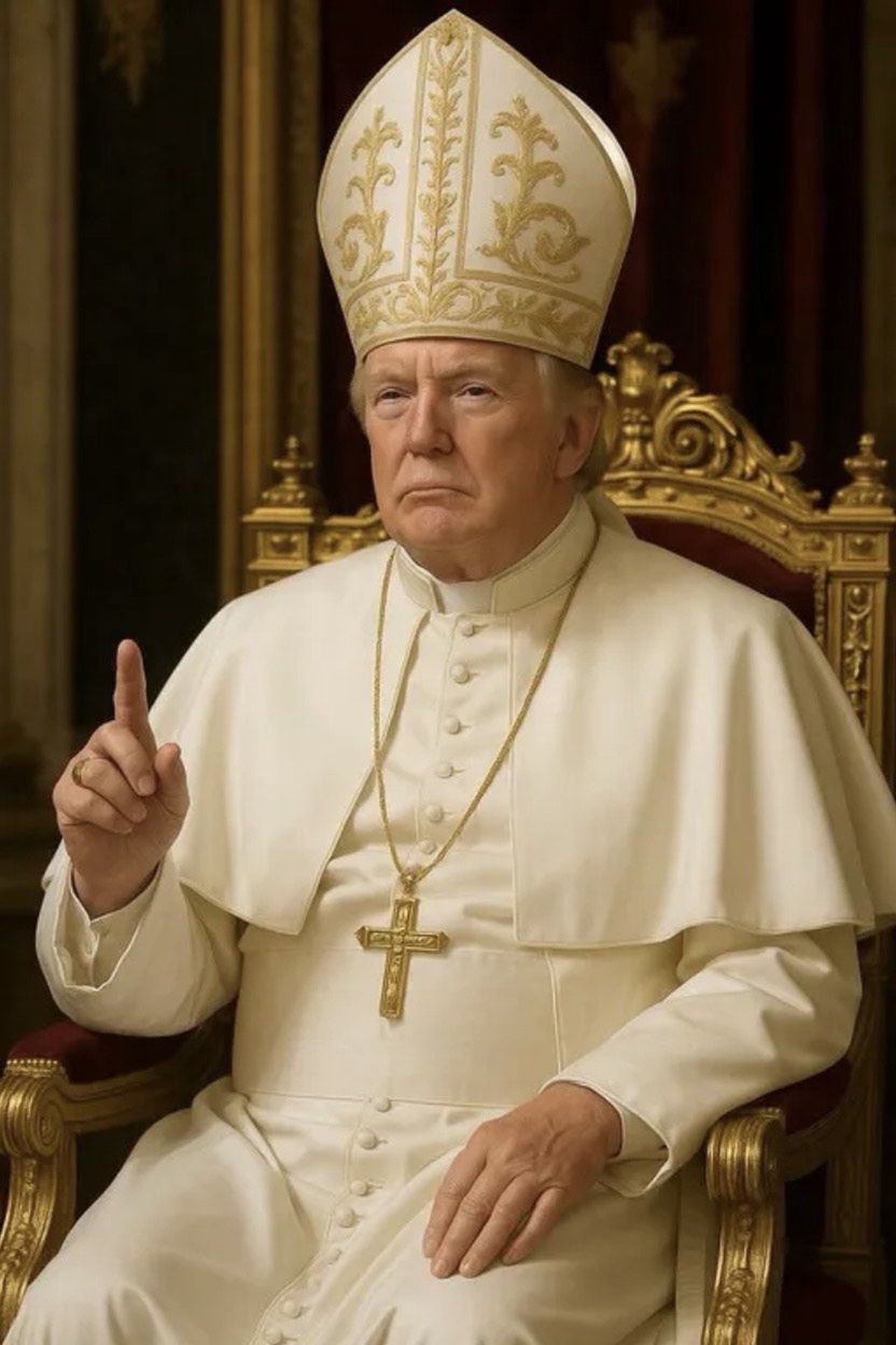 Grafika zamieszczona przez Donalda Trumpa