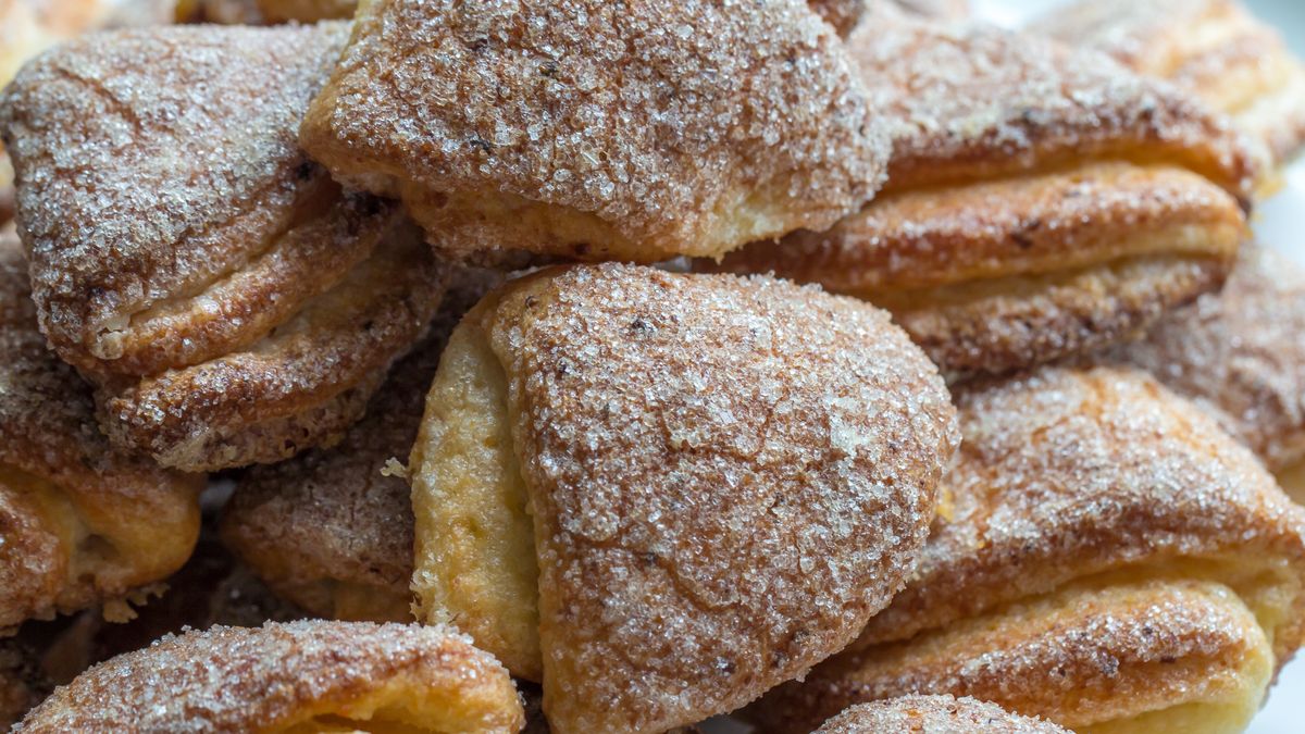 Ciasteczka z serem i cukrem