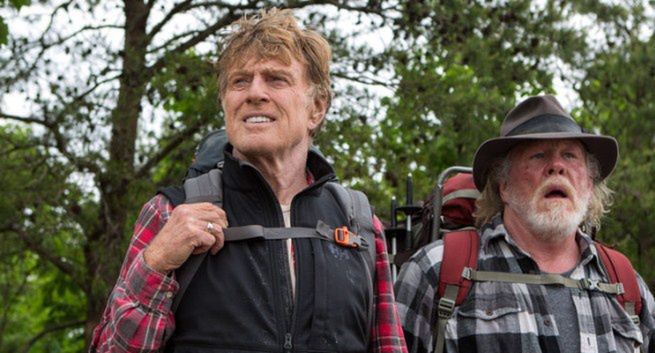 Robert Redford i Nick Nolte w filmie "A Walk in the Woods"