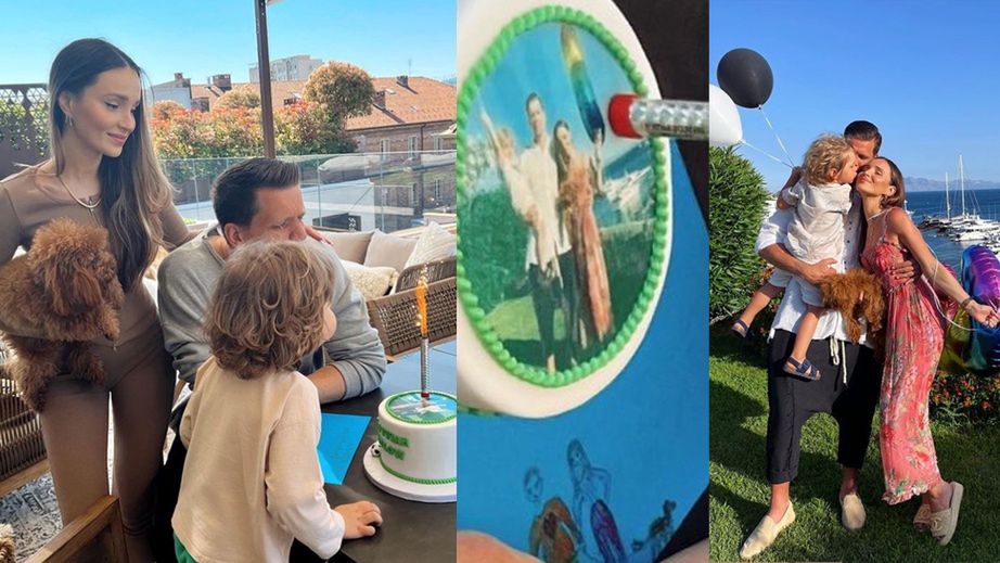 Marina Łuczenko świętuje urodziny Wojciecha Szczęsnego