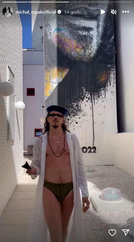 Michał Szpak na wakacjach